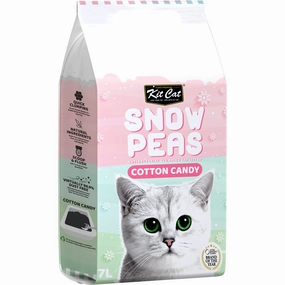 Kit Cat Snow Peas Cotton Candy Antibacterial Clumping Cat Litter 7L clumping cat litter,natural cat litter,dust free cat litter