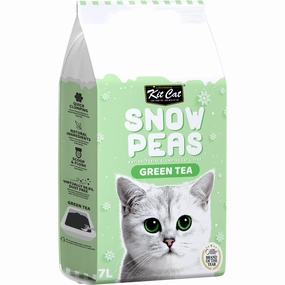 Kit Cat Snow Peas Green Tea Antibacterial Clumping Cat Litter 7L clumping cat litter,natural cat litter,dust free cat litter