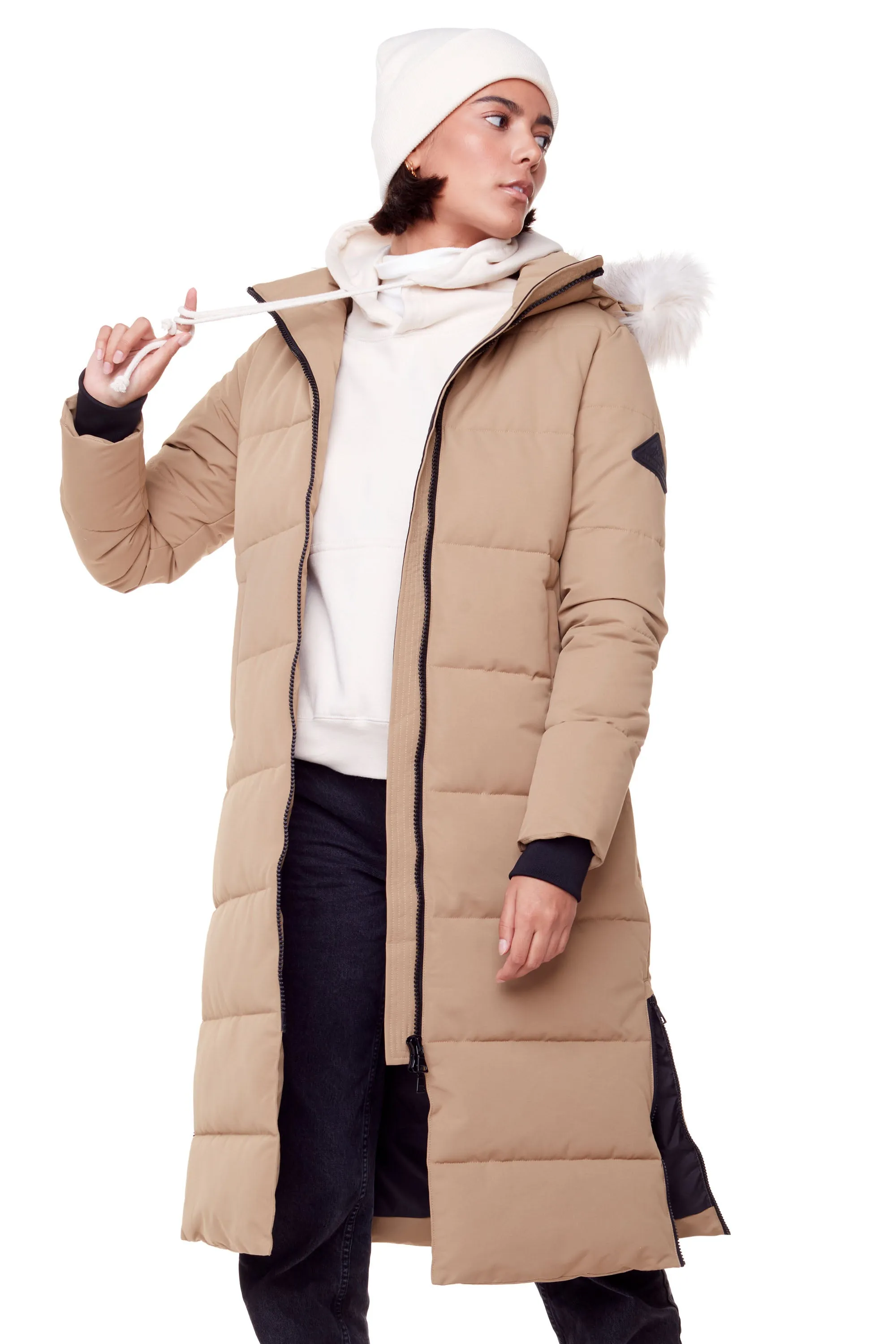 KLUANE | WOMEN'S VEGAN DOWN (RECYCLED) ULTRA LONG LENGTH PARKA