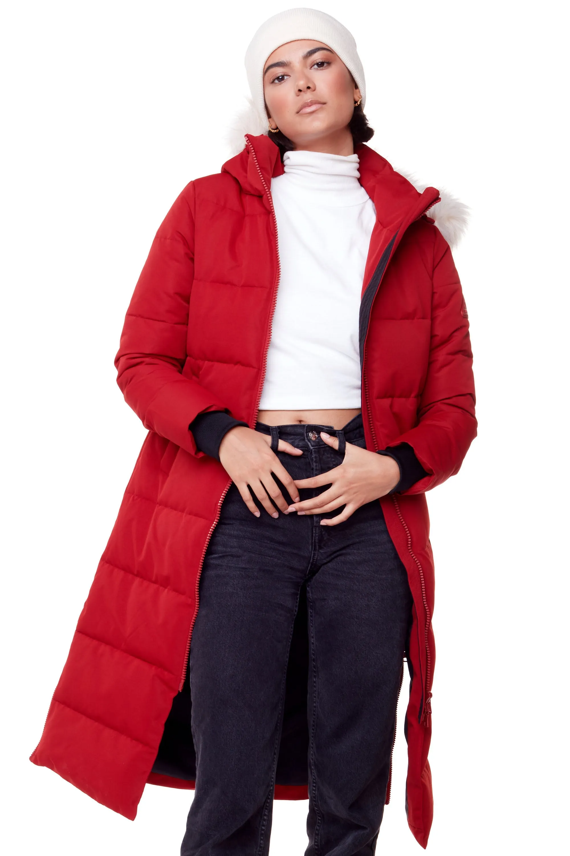 KLUANE | WOMEN'S VEGAN DOWN (RECYCLED) ULTRA LONG LENGTH PARKA