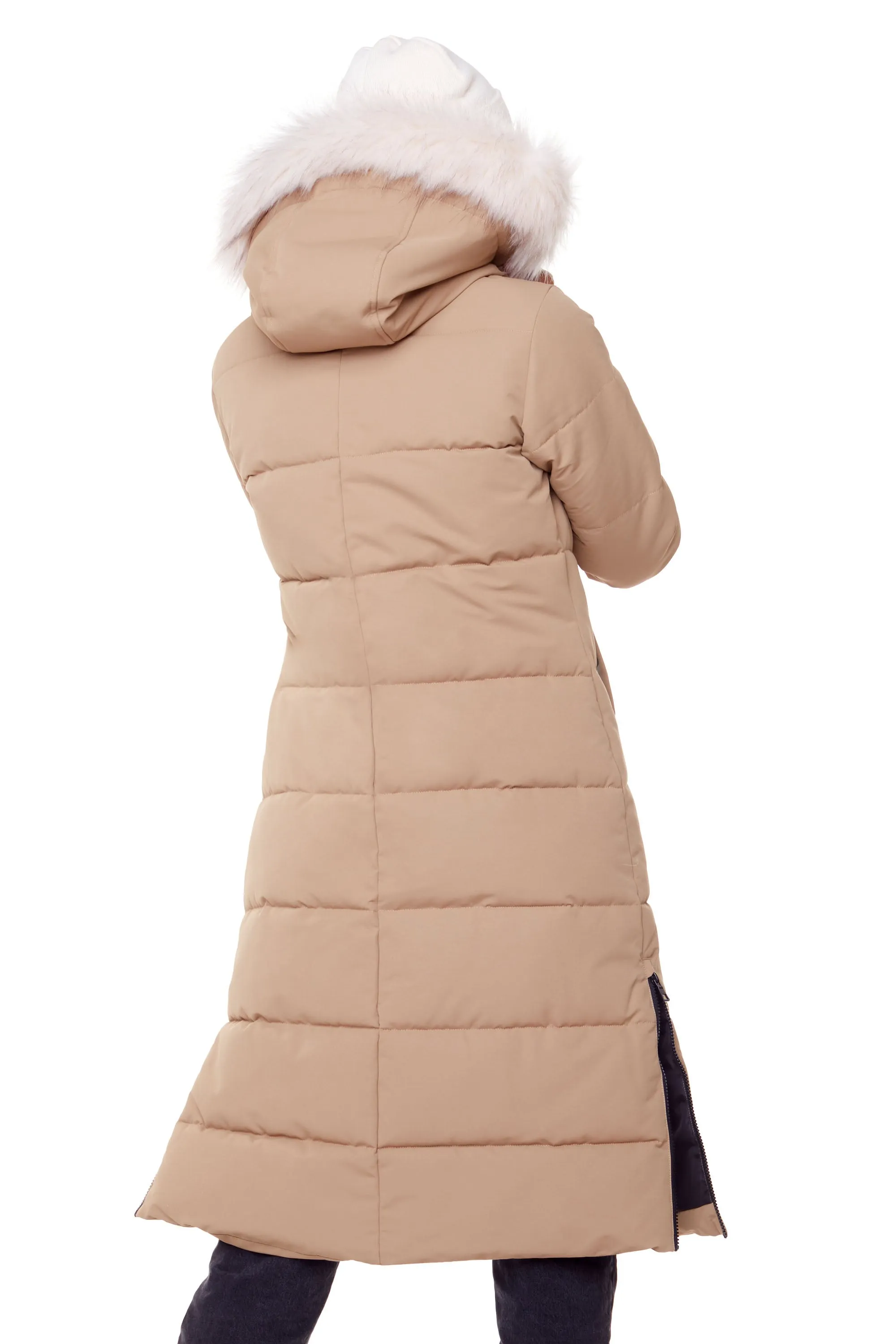 KLUANE | WOMEN'S VEGAN DOWN (RECYCLED) ULTRA LONG LENGTH PARKA