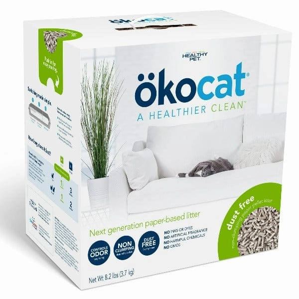 kocat Dust Free Non-Clumping Paper Pellet Cat Litter
