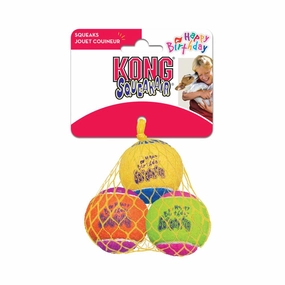 KONG - AirDog Squeaker Birthday Balls squeaky dog toy,plush dog toy,soft chew toy