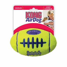 KONG - AirDog Squeaker Football (Medium) squeaky dog toy,plush dog toy,soft chew toy