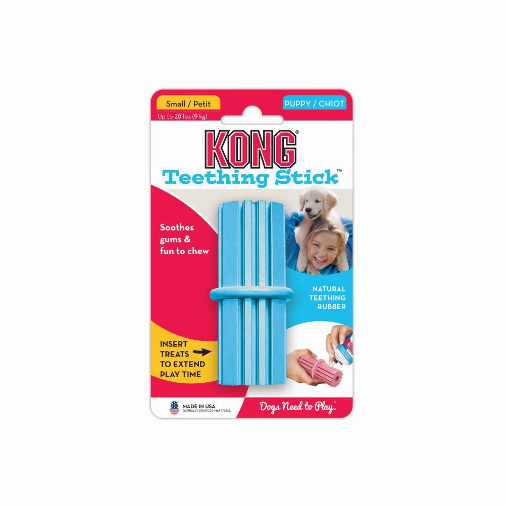 KONG - Puppy Teething Stick (Small) squeaky dog toy,plush dog toy,soft chew toy