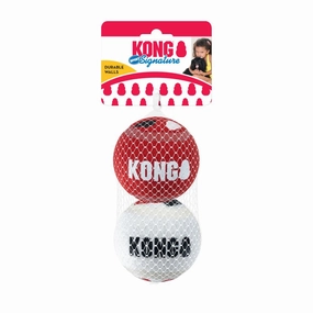 KONG - Signature Sports Balls (Large) (2pk) squeaky dog toy,plush dog toy,soft chew toy