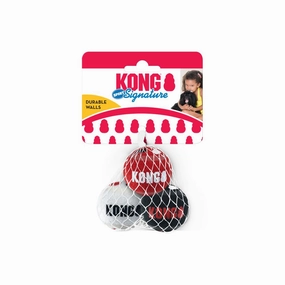 KONG - Signature Sports Balls (X-Small) (3pk) squeaky dog toy,plush dog toy,soft chew toy