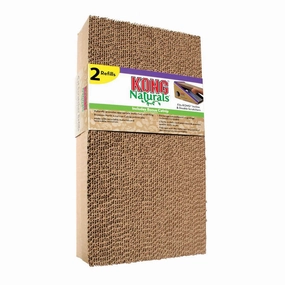 KONG Naturals Cat Scratcher Refill (2-Pack) cat scratching post,cat scratch pad,cat furniture scratcher