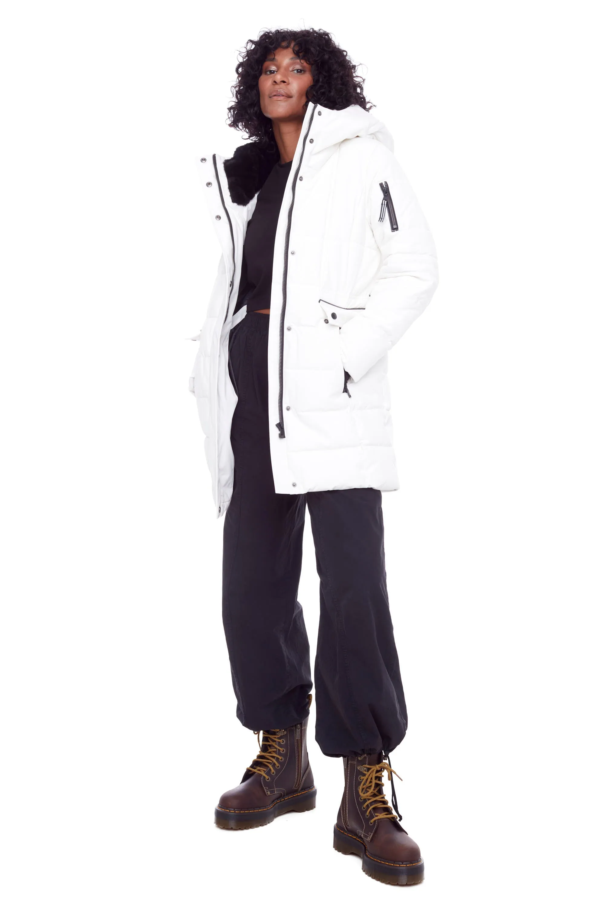 KOOTNEY | WOMEN'S VEGAN DOWN (RECYCLED) MID-LENGTH PARKA
