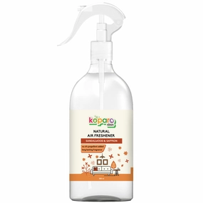 Koparo Clean Natural Air Freshener Sandalwood & Saffron Fragrance (Pet Safe) cat odor eliminator,cat cleaner spray,cat deodorizer