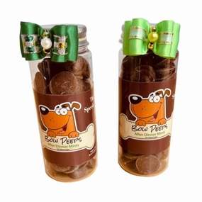 L'Barkery Bow Peeps After Dinner Mints dog bowl,slow feeder,pet food dish