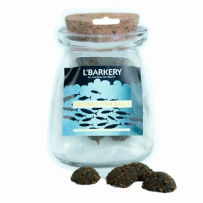 L'Barkery Coconut Fish Balls dog bowl,slow feeder,pet food dish