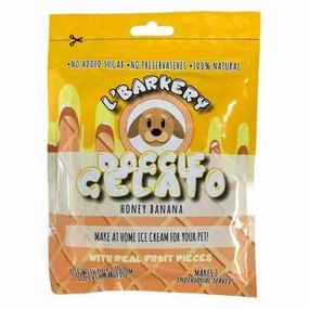 L'Barkery Doggie Gelato - Honey & Banana dog bowl,slow feeder,pet food dish