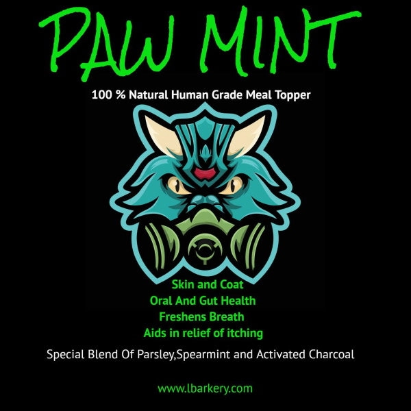L'Barkery Paw Mint Meal Topper
