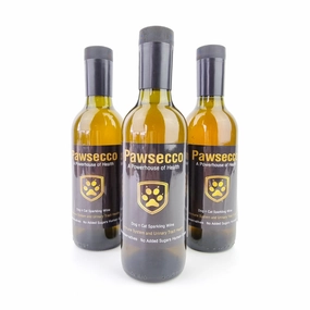 L'Barkery Pawsecco Sparkling Wine Bottle dog bowl,slow feeder,pet food dish