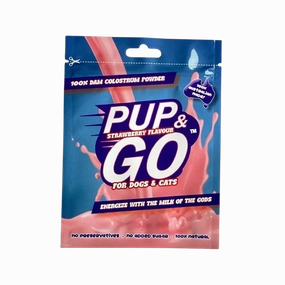 L'barkery Pup n Go - Strawberry Single shot Sachet dog bowl,slow feeder,pet food dish