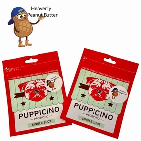 L'Barkery Puppicino - Heavenly Peanut Butter dog bowl,slow feeder,pet food dish