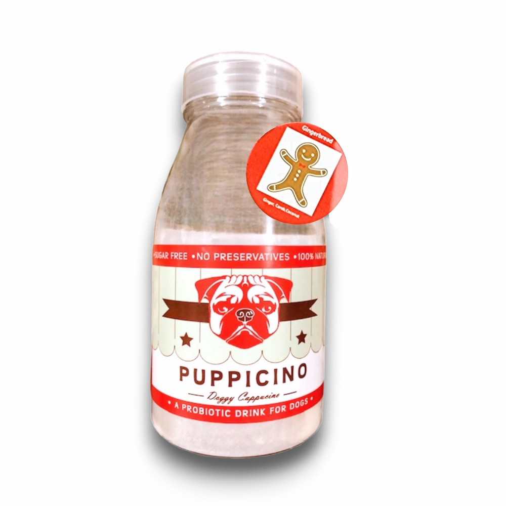 L'Barkery Puppicino Gingerbread Shaker   Pre Mix dog bowl,slow feeder,pet food dish
