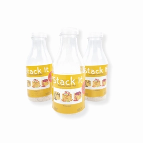 L'Barkery Stack It Pancake Mix - Peanut Butter n Jelly dog bowl,slow feeder,pet food dish