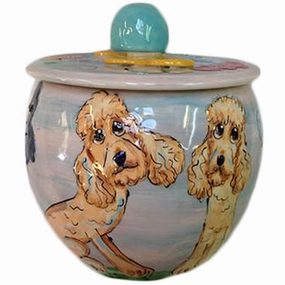 Labradoodle 1 Dog Treat Jar pet apparel,dog hoodie,fashionable pet wear