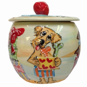 Labrador Retriever 6 Dog Treat Jar pet apparel,dog hoodie,fashionable pet wear