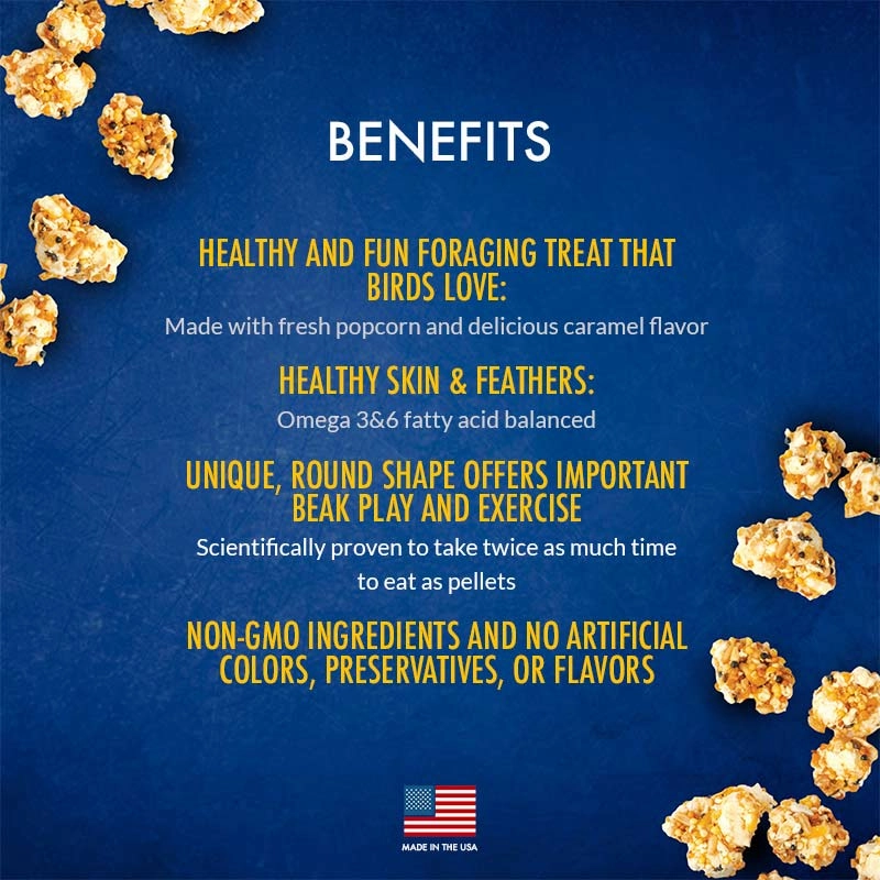 Lafeber Cockatiel Popcorn Nutri-Berries, 4 oz bag