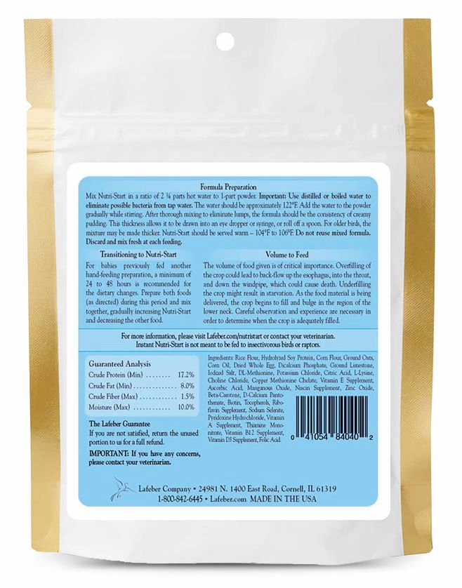 Lafeber Instant Nutri-Start Baby Bird Food