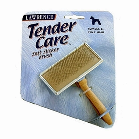 Lawrence Tender Care Slicker Brush - Small pet grooming brush,pet comb,detangling brush for pets