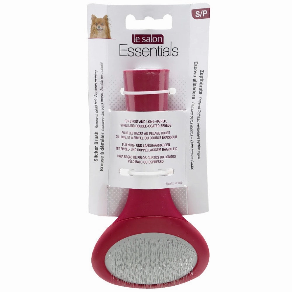 Le Salon Essentials Dog Slicker Brush pet grooming brush,pet comb,detangling brush for pets