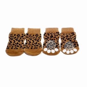Leopard Dog Socks english tack set,horse saddle gear,equestrian supplies