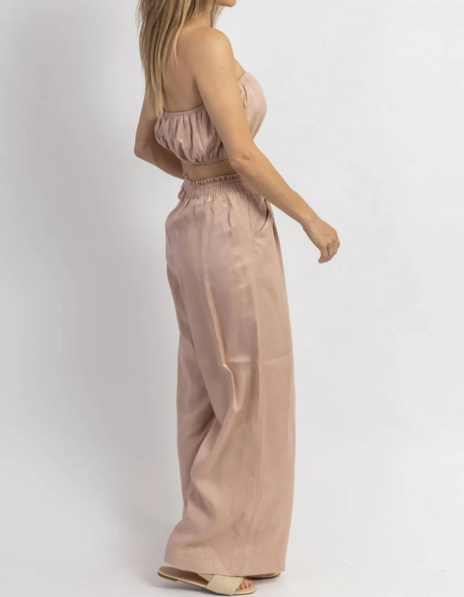 Let's Bounce Bubble Top Set In Mauve