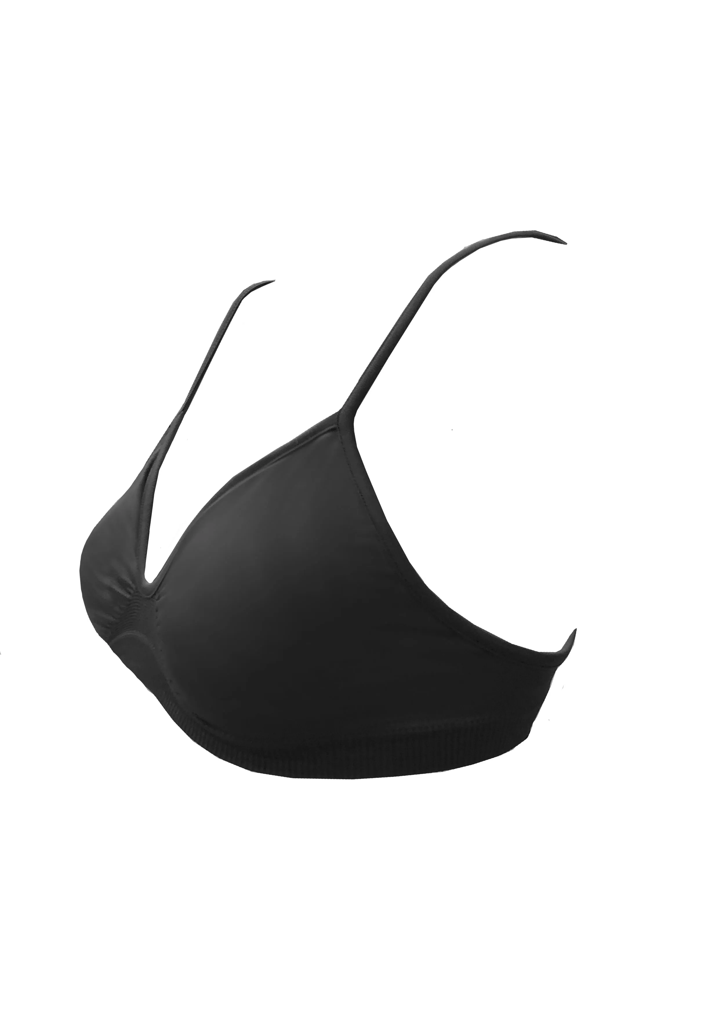 LIBERATED Bikini Bra Top | Black