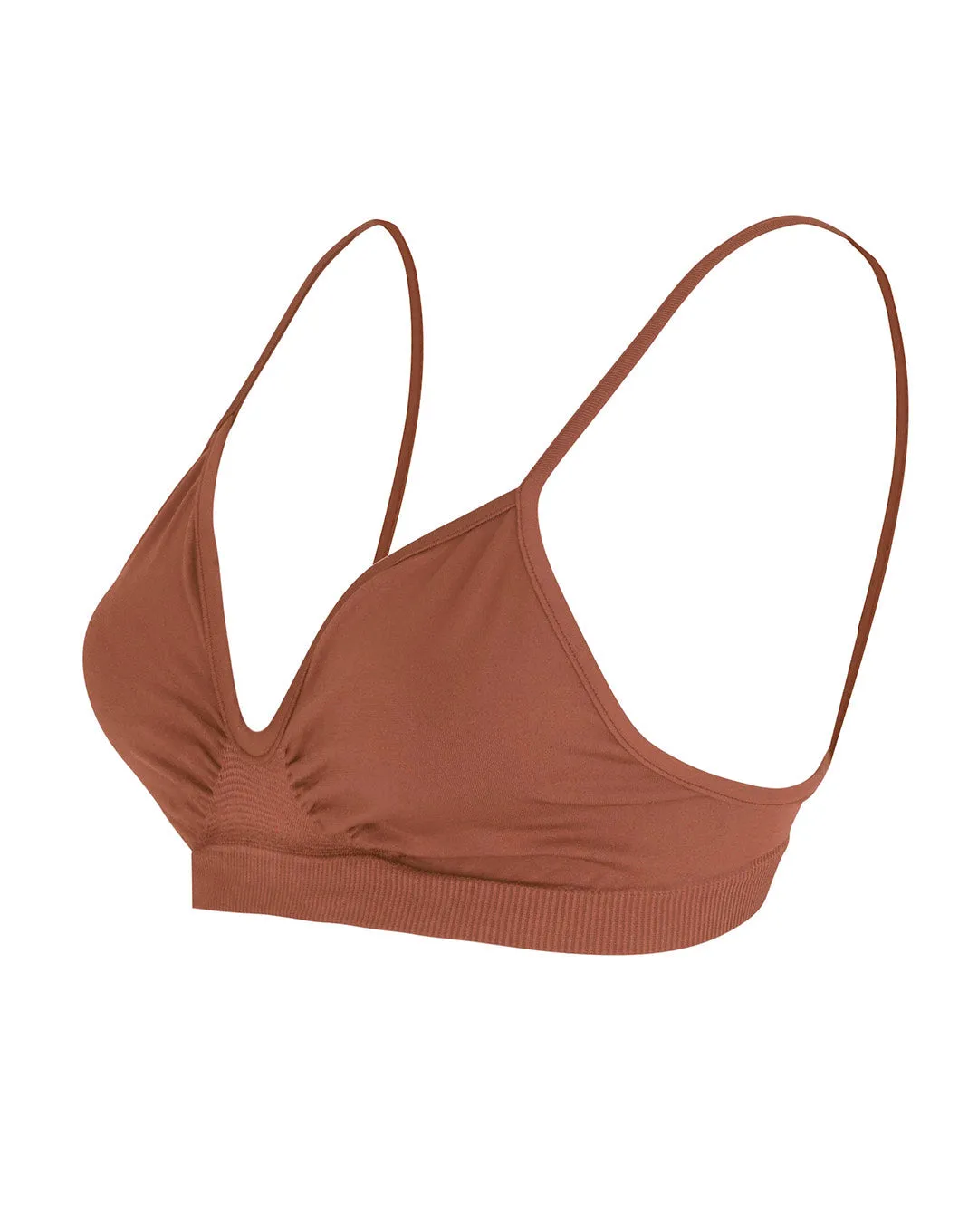 LIBERATED Bikini Bra Top | Rusty Pink