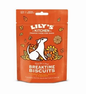 Lily's Kitchen Breaktime Biscuits Dog Treats (80g) meat dog treat,healthy dog snack,jerky for dogs
