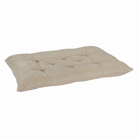 Linen Microvelvet Tufted Cushion Dog Crate Mat crate mat,memory foam pad,dog bed cushion