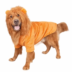Lion Dog Costume - Medium - Large Dogs english tack set,horse saddle gear,equestrian supplies