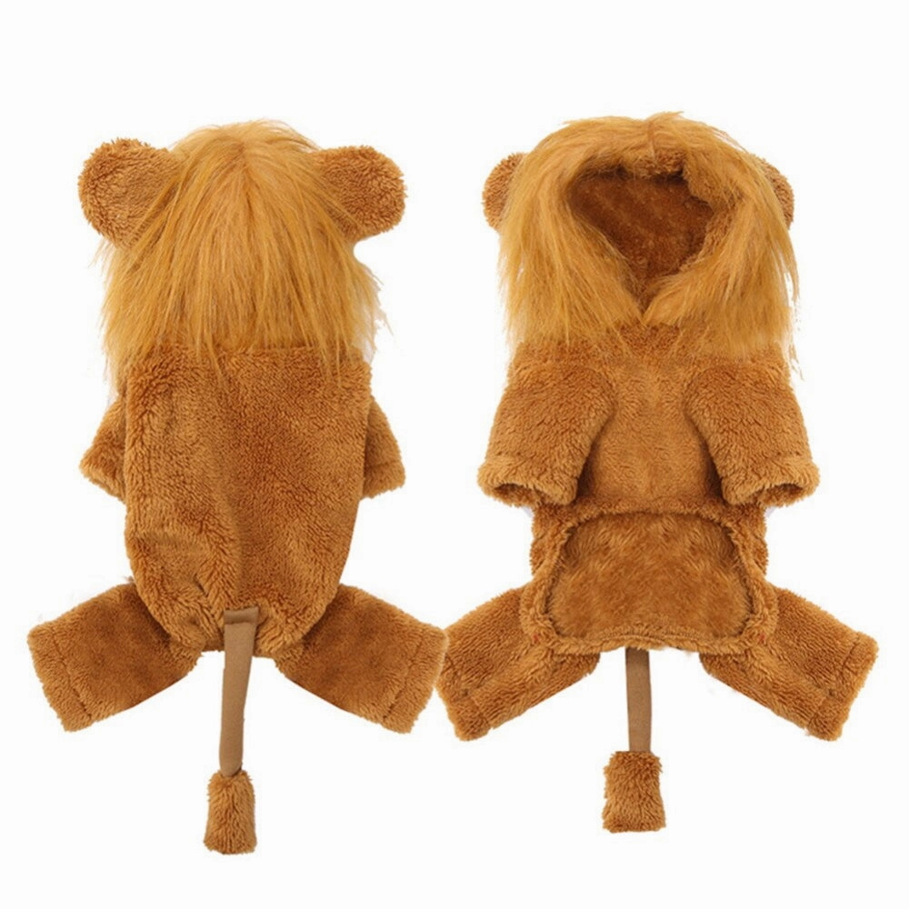 Lion Jumpsuit Dog Costume - Small / Medium Dogs
