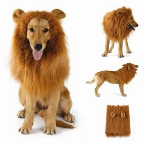 Lion Mane Dog Costume - Medium to Large Dogs english tack set,horse saddle gear,equestrian supplies
