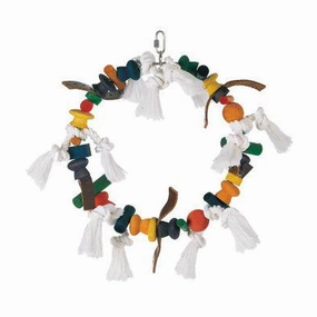 Living World Large Wood Rope Leather Ring (81178) bird nesting box,bird cage accessories,bird habitat