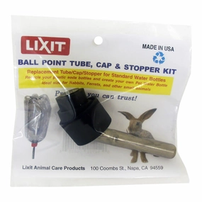 Lixit Ball Point Tube, Cap and Stopper Kit organic dog treat,hypoallergenic dog snack,specialty pet treat