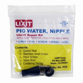 Lixit Water Nipple Valve Repair Kit cat food bowl,cat feeder,elevated cat dish
