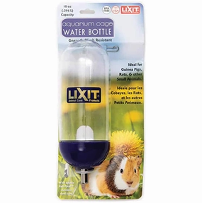 Lixit Wide Mouth Aquarium Cage Water Bottle, AC-10, 10 oz soft chew treat,chewy dog snacks,tender bites for dogs
