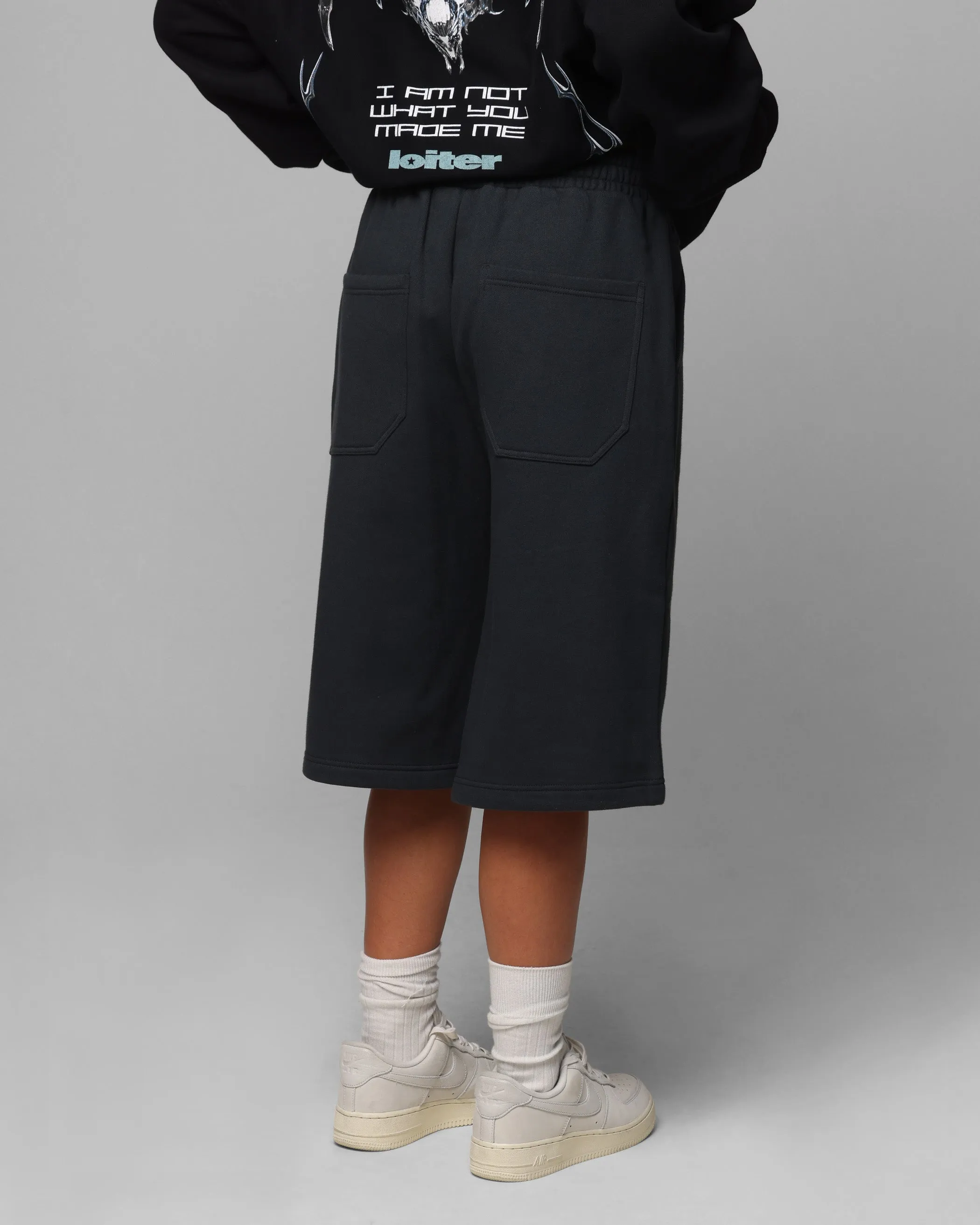 Loiter Hybrid Premium Shorts Charcoal