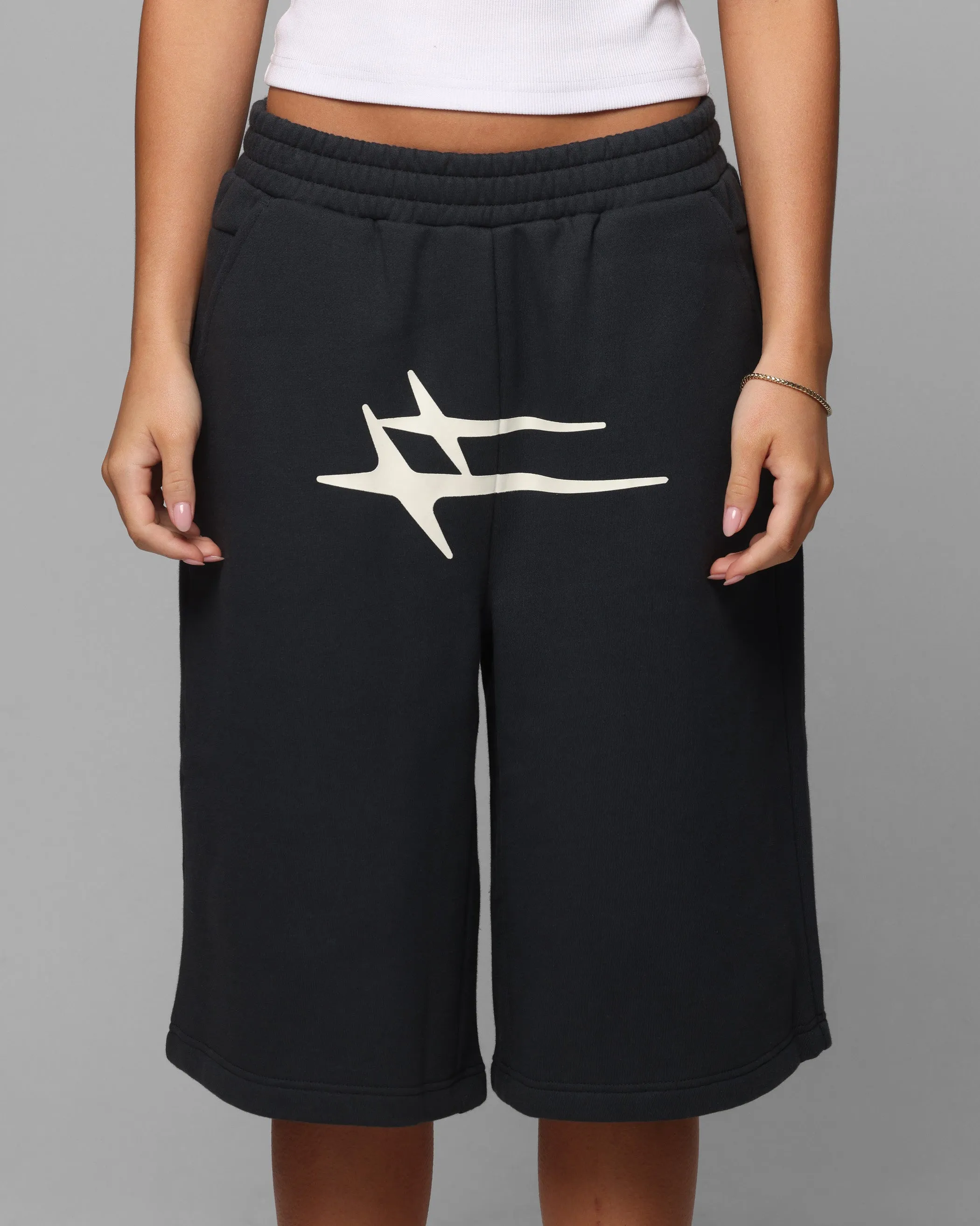 Loiter Hybrid Premium Shorts Charcoal