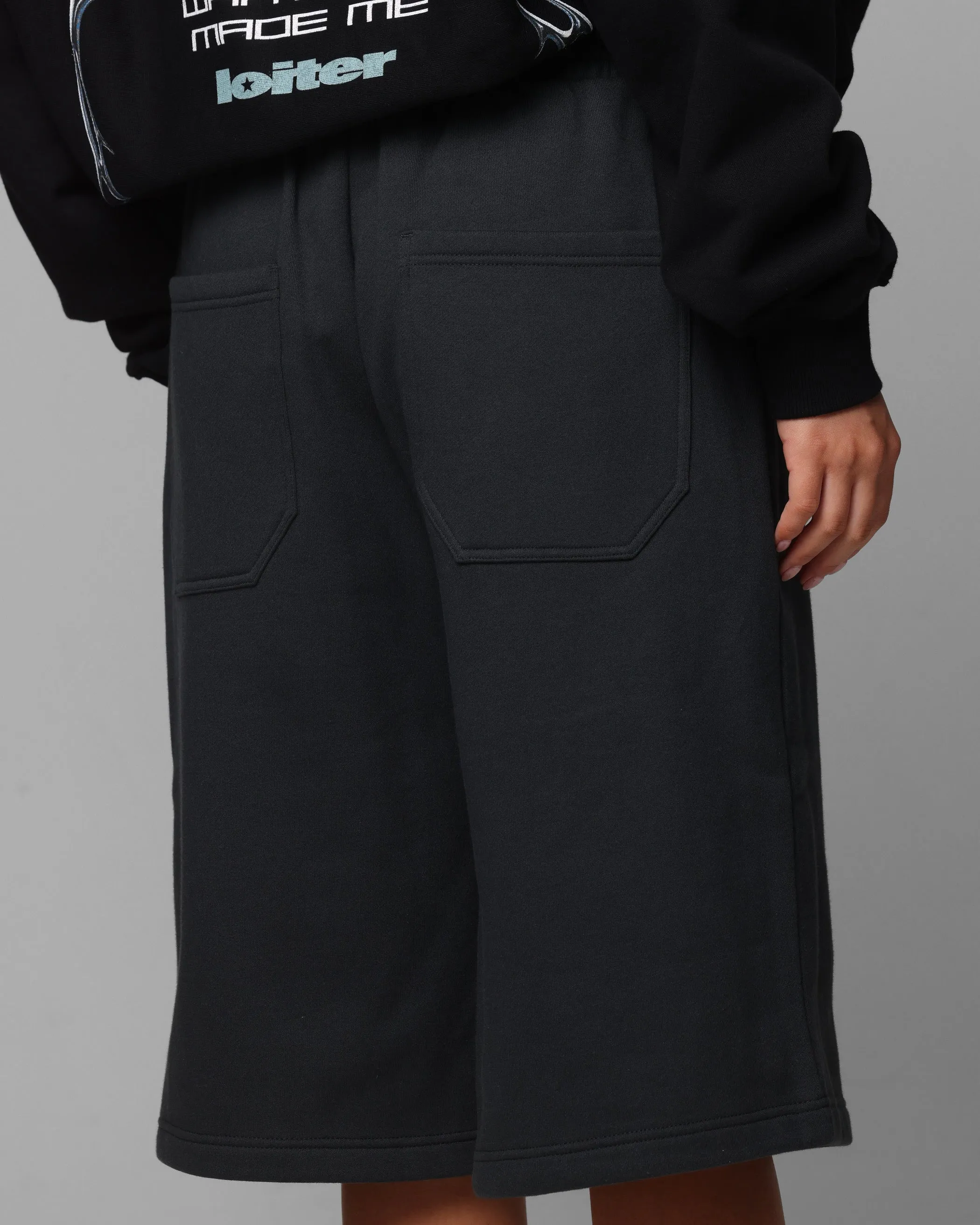 Loiter Hybrid Premium Shorts Charcoal