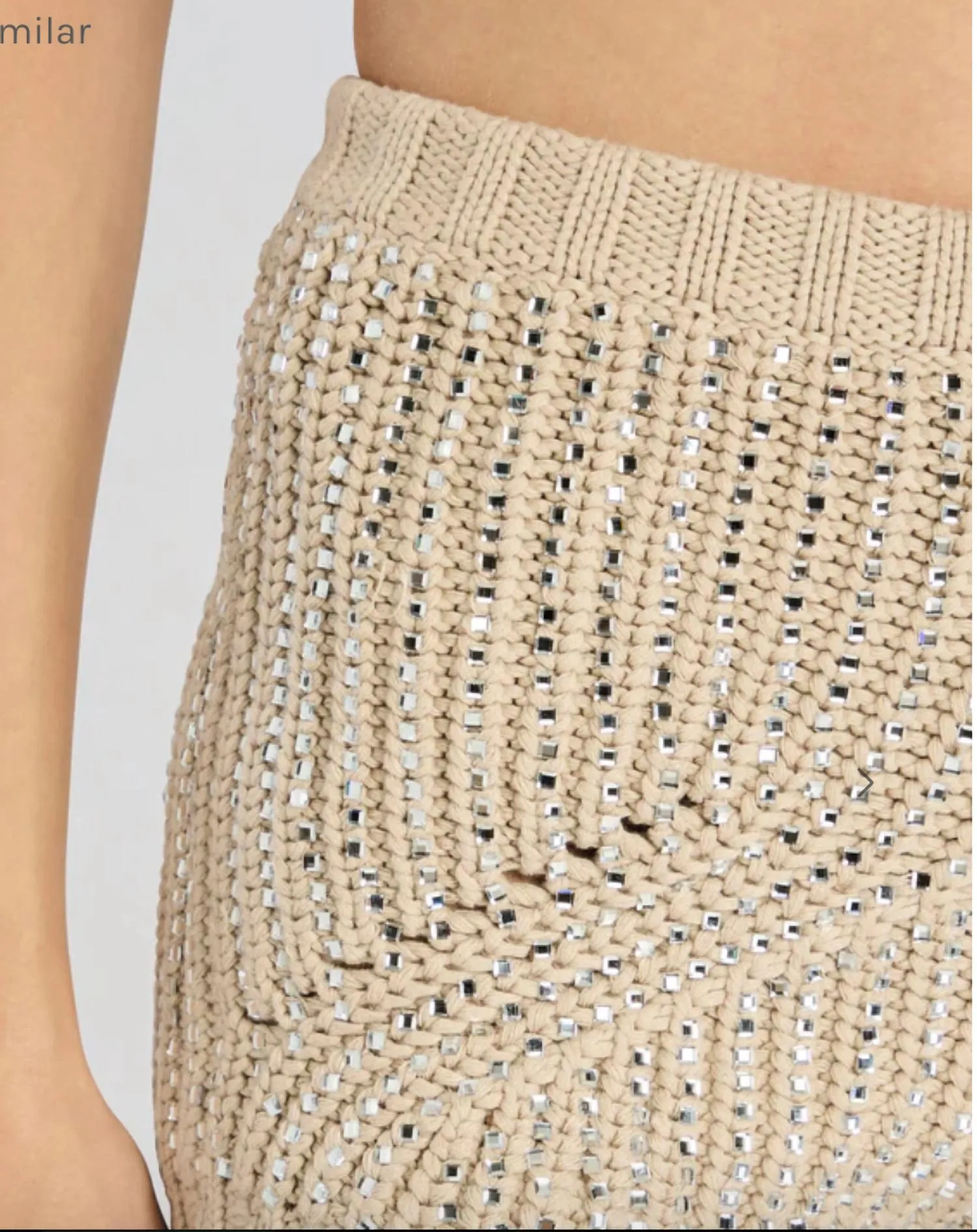 Lola Short In Latte/silver
