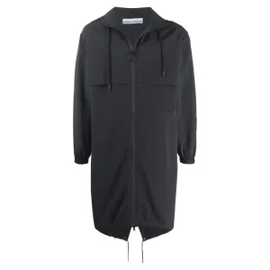 Long black parka