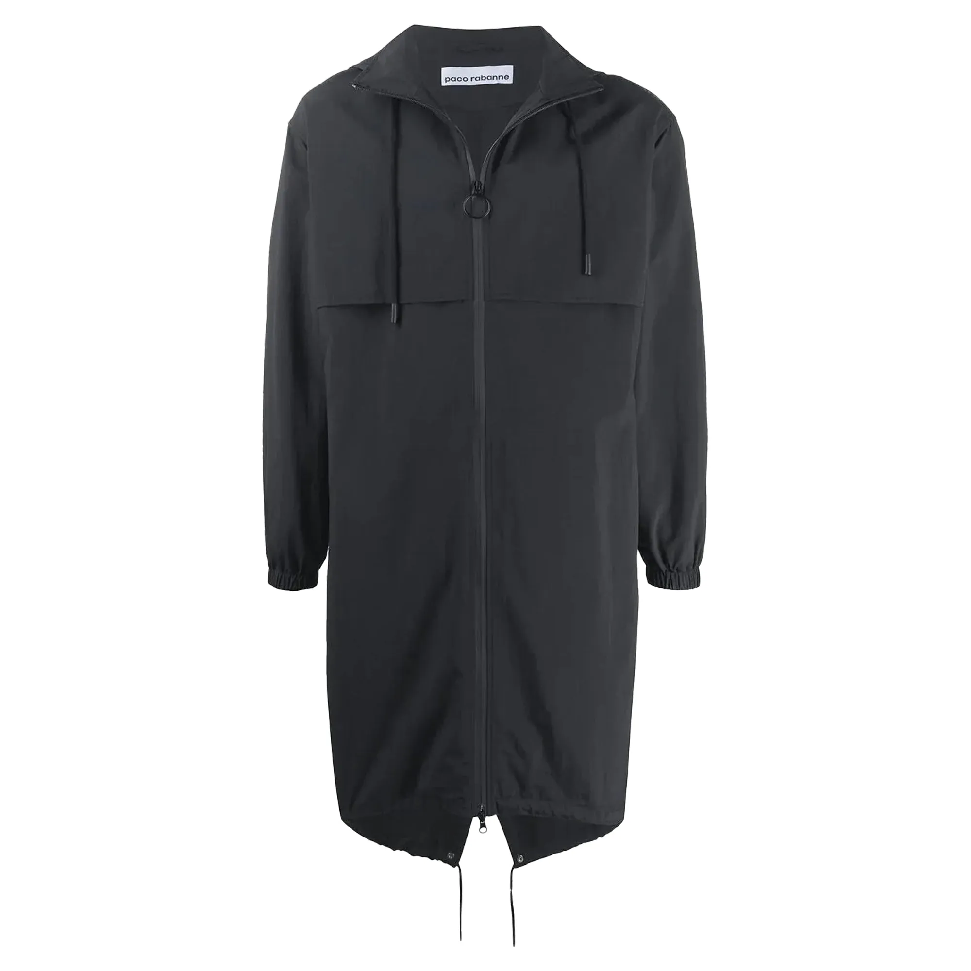 Long black parka