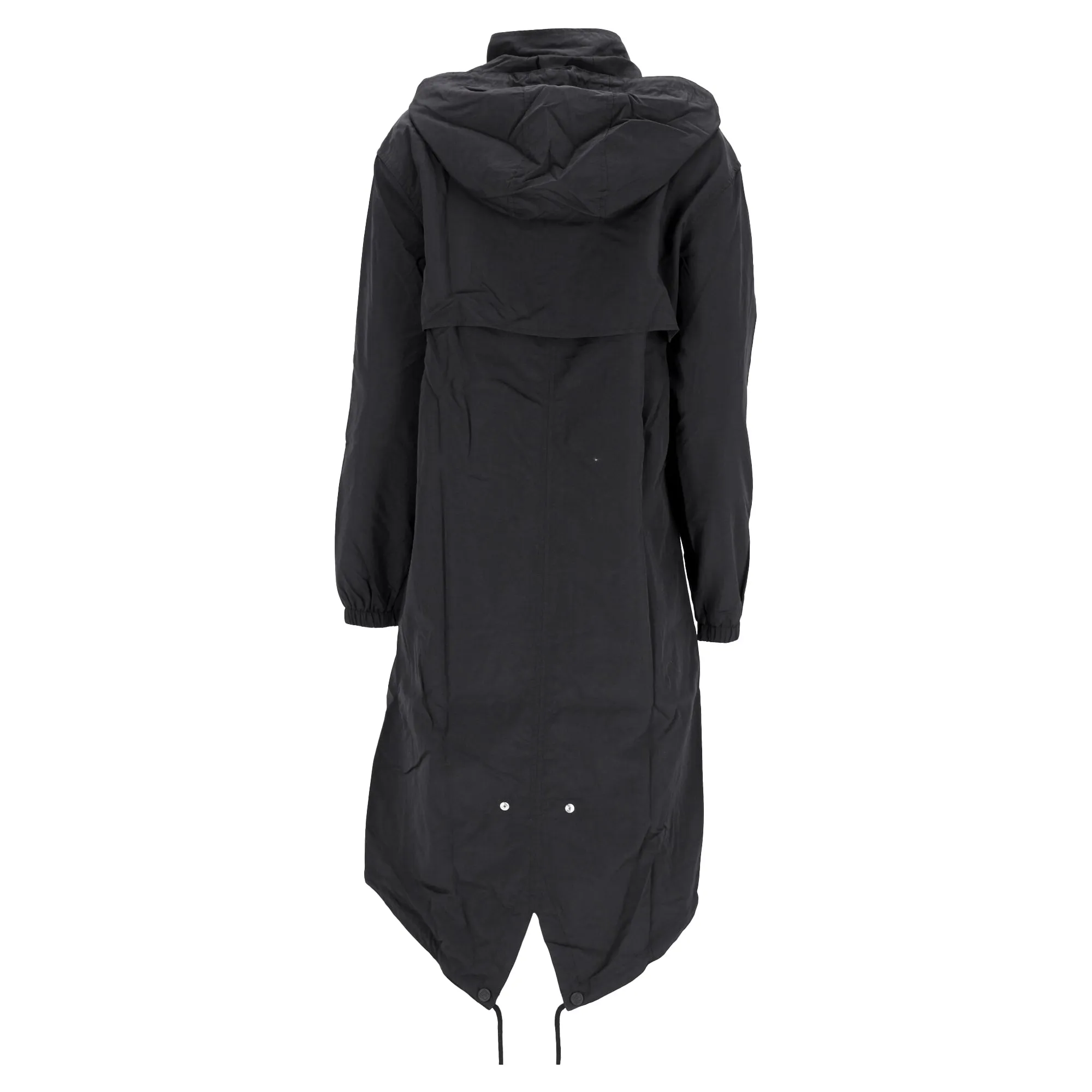 Long black parka