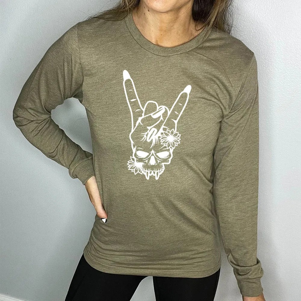 Long Sleeve Tee | Skull Rocker Hand